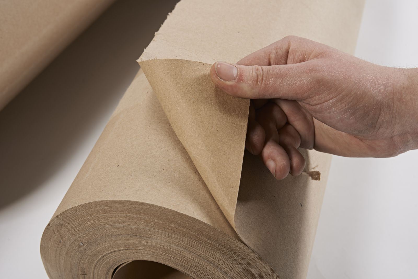 Floor Protection Paper  Easy to Apply Brown Kraft Shield