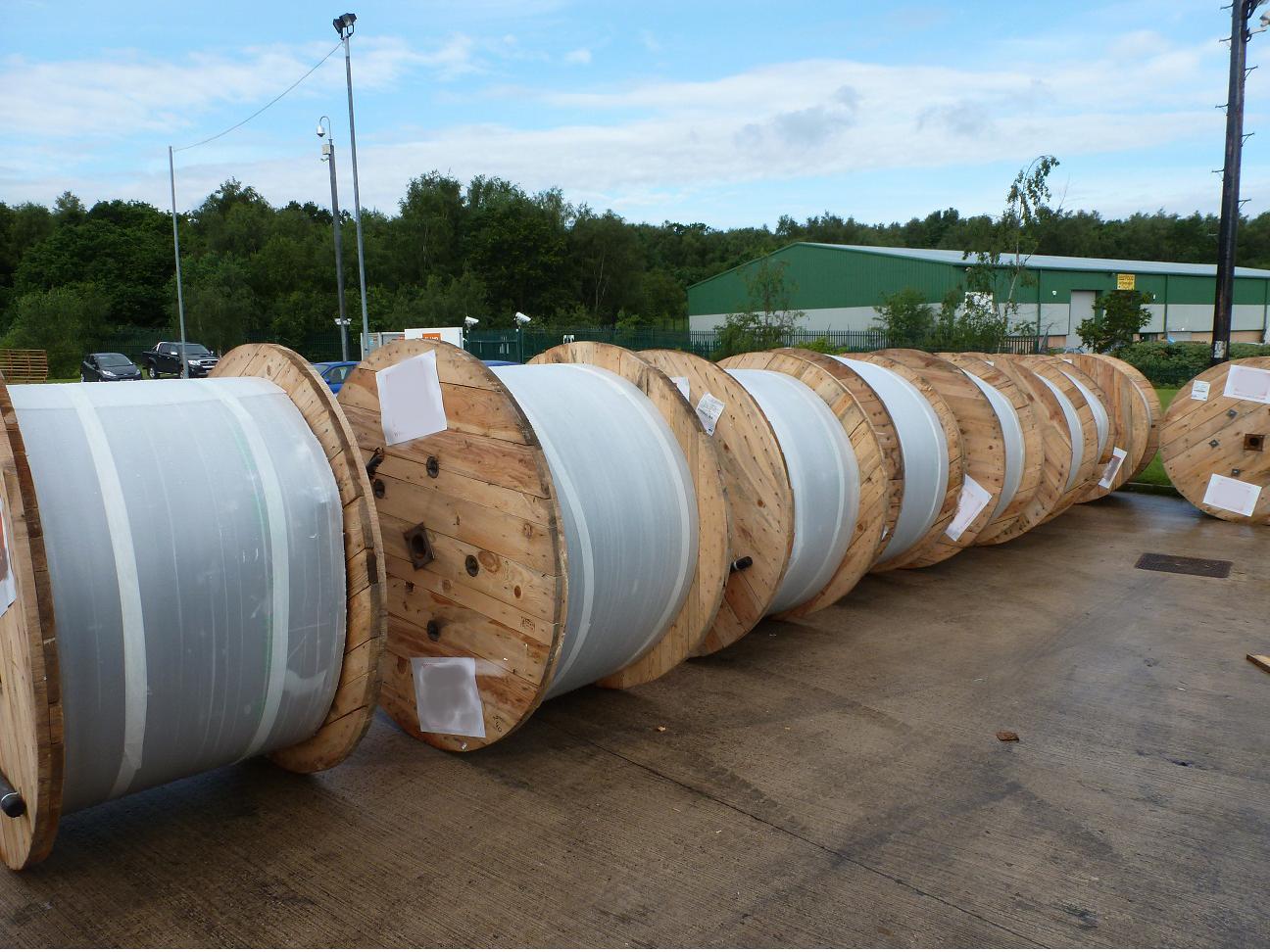 Proplex Protection for Cable Drum Handling